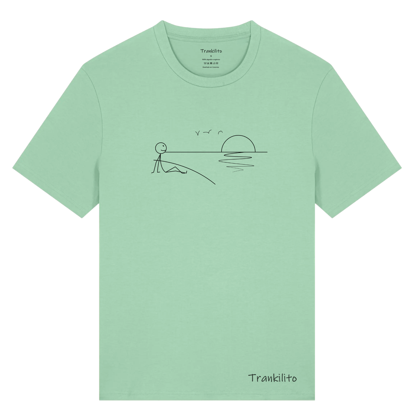 Camiseta Trankilito al atardecer | Hombre