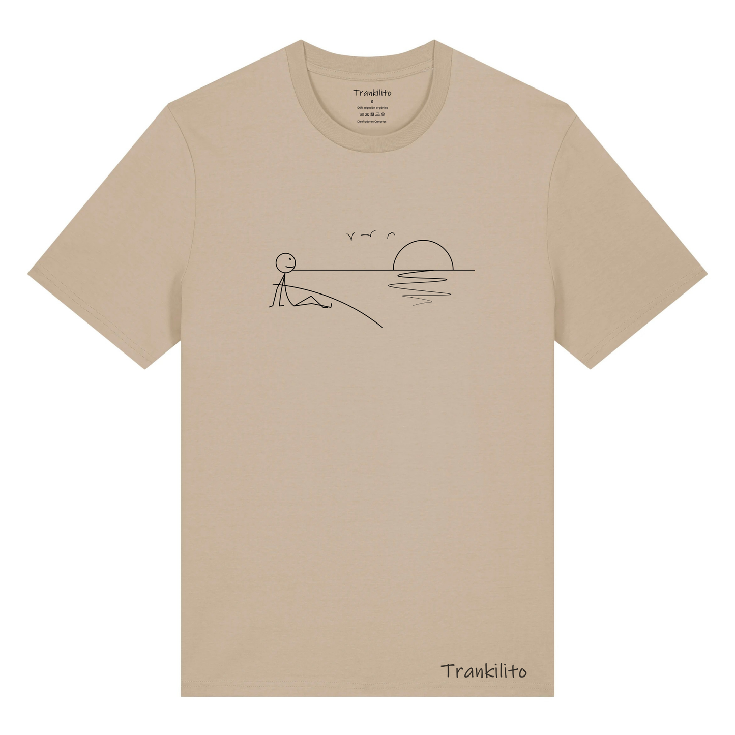Camiseta Trankilito al atardecer | Hombre