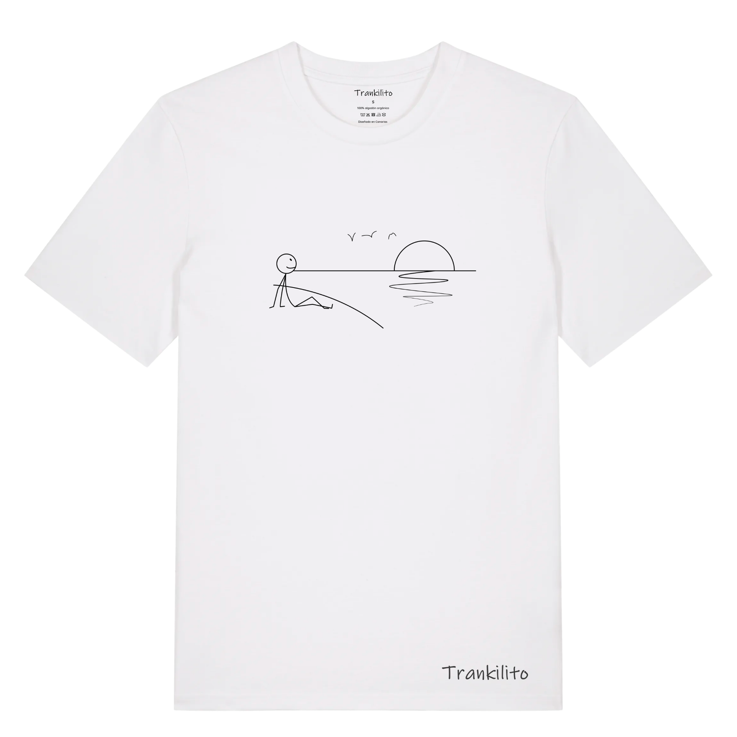 Camiseta Trankilito al atardecer | Hombre