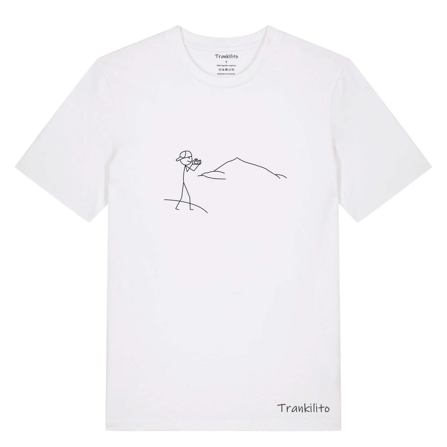 Trankilito T-shirt | Large White Logo