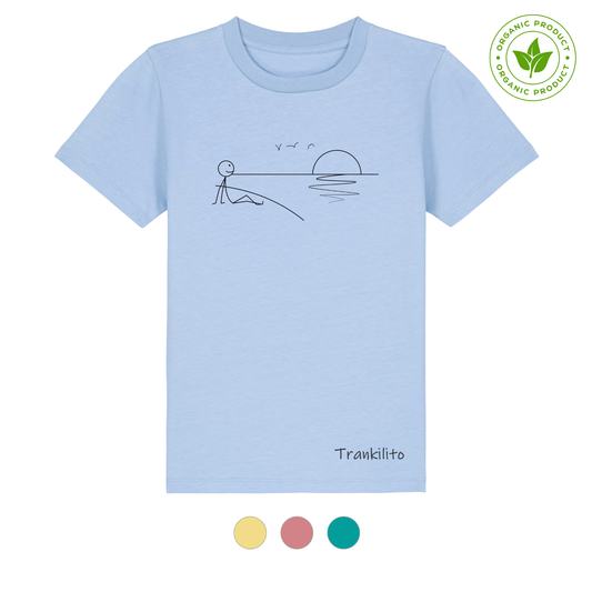 Camiseta Trankilito al atardecer | Niños | Orgánico