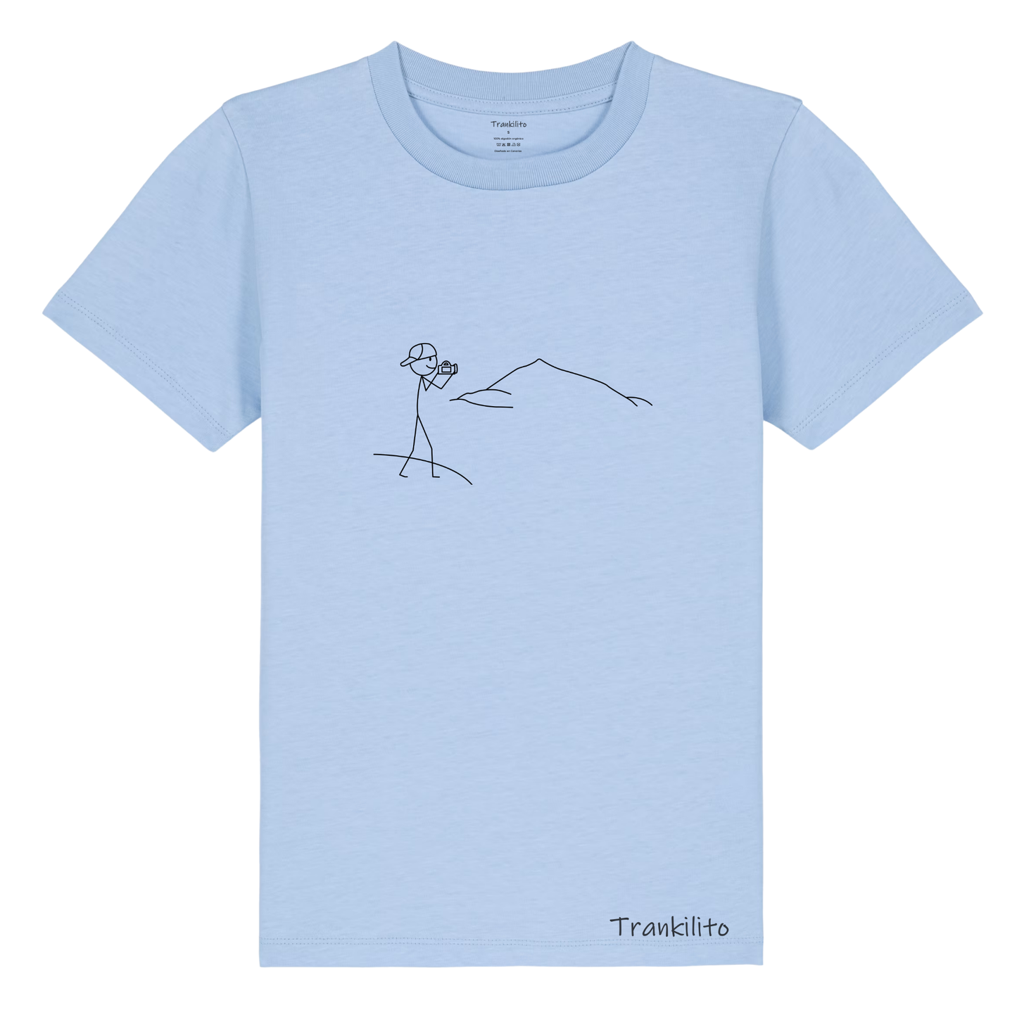 Camiseta Trankilito fotógrafo | Niños | Orgánico