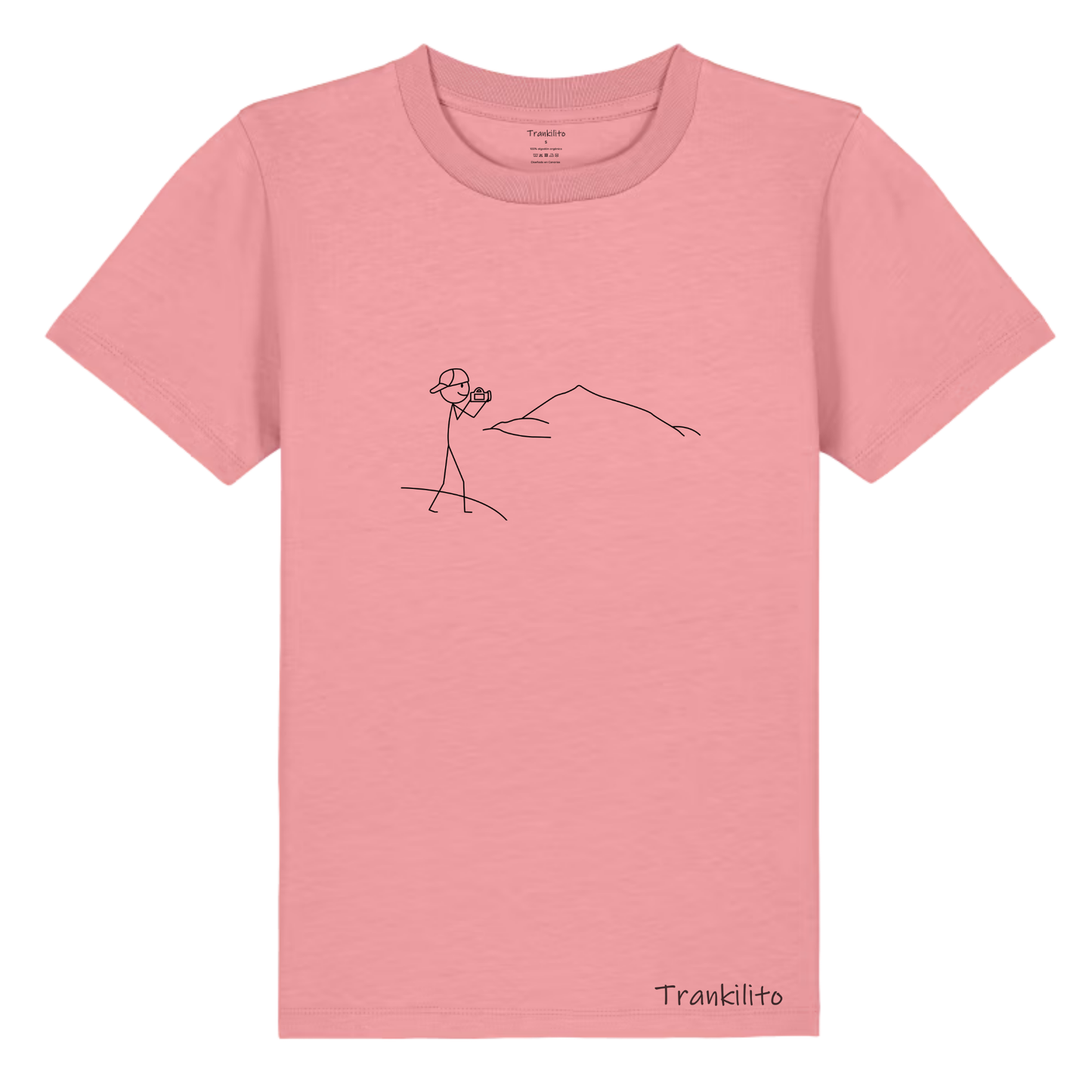 Camiseta Trankilito fotógrafo | Niños | Orgánico
