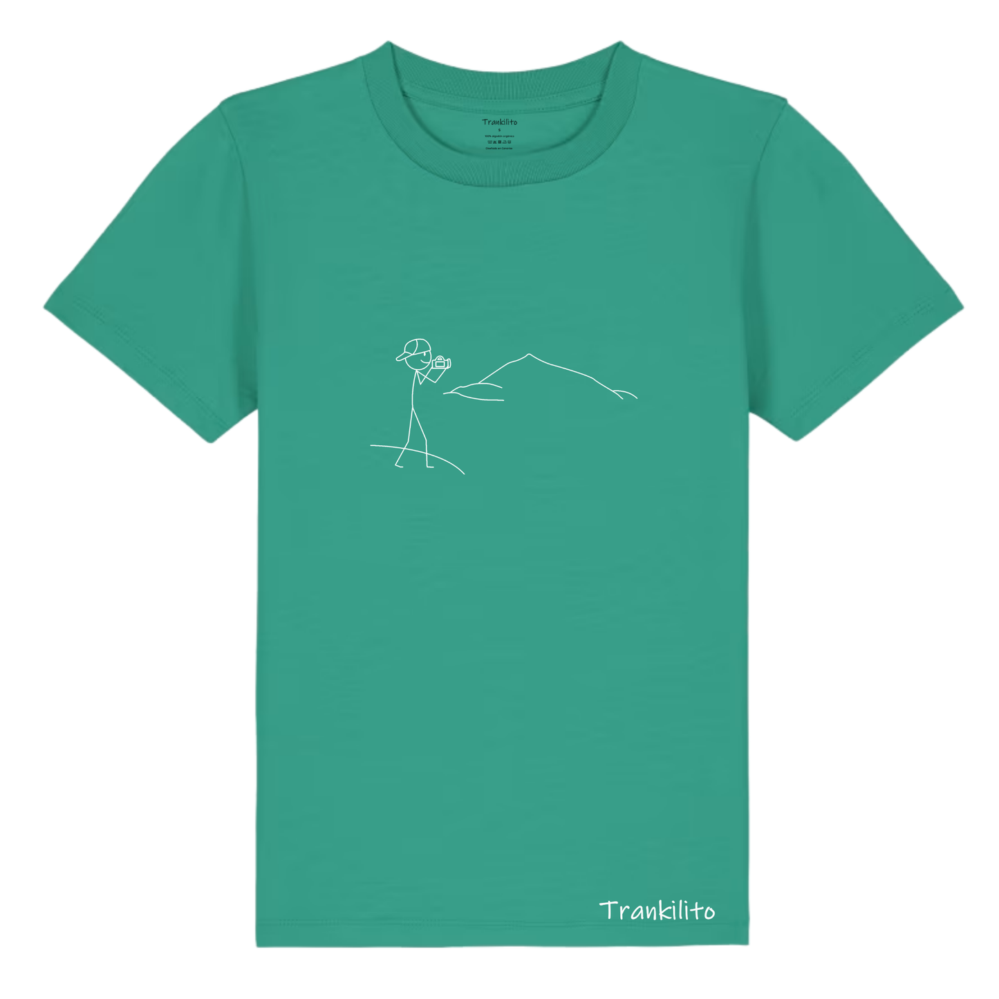 Camiseta Trankilito fotógrafo | Niños | Orgánico