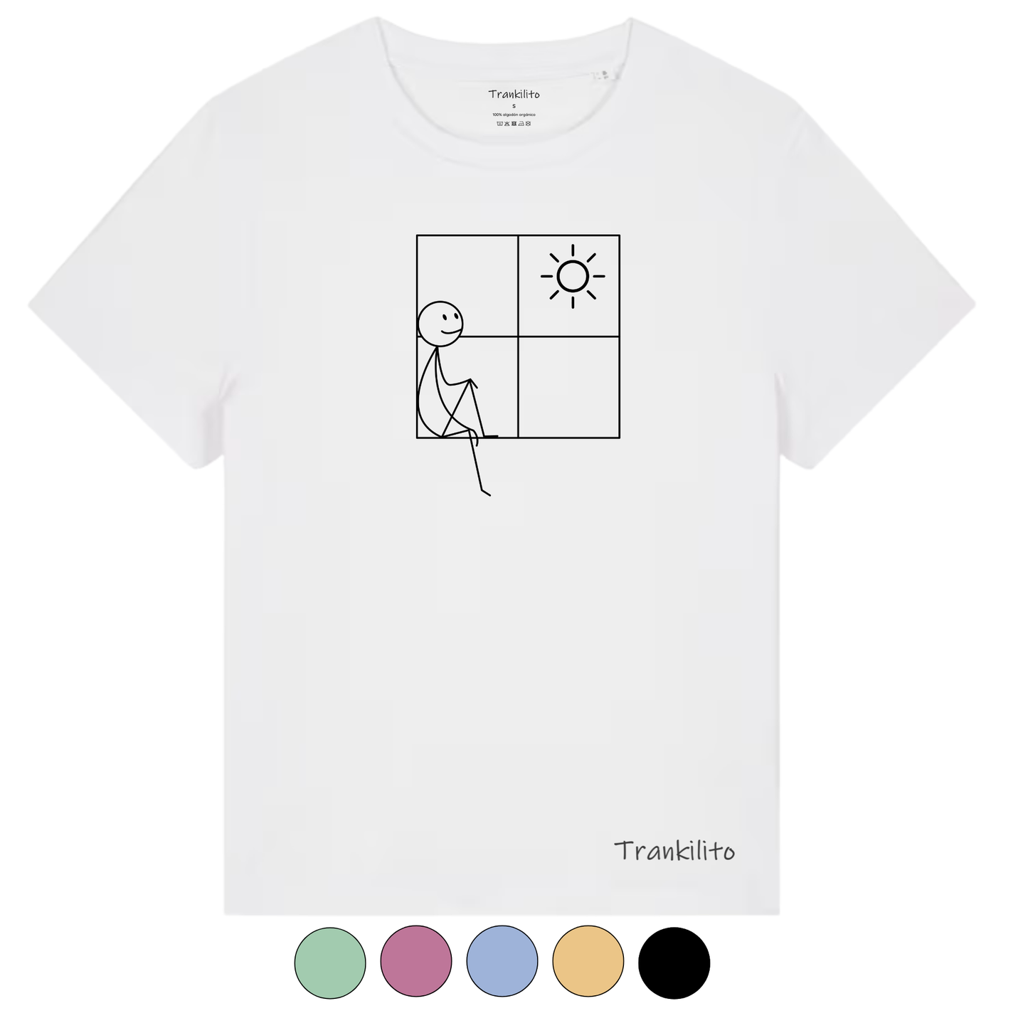 Camiseta Trankilito sentado | Mujer