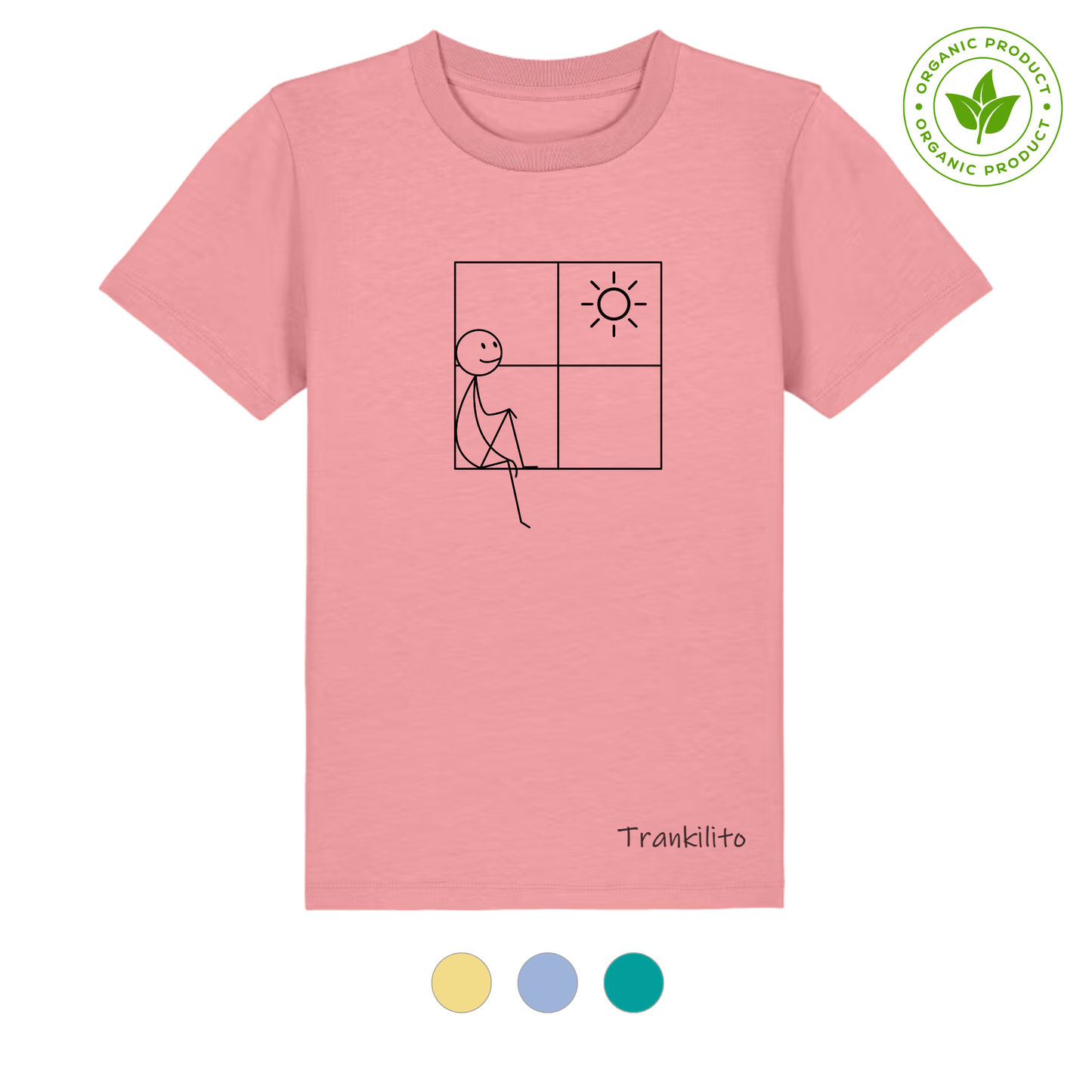 Camiseta Trankilito sentado | Niños | Orgánico