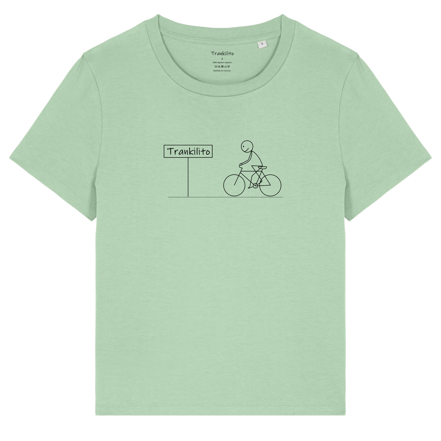 Camiseta Trankilito sobre ruedas | Mujer