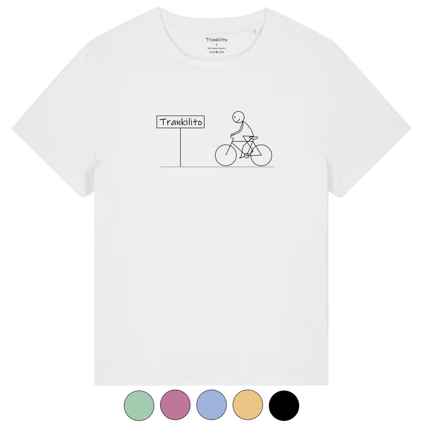Camiseta Trankilito sobre ruedas | Mujer