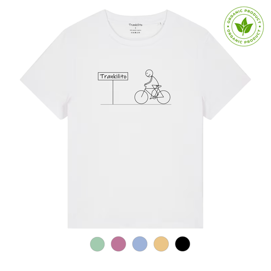 Camiseta Trankilito sobre ruedas | Mujer | Orgánico