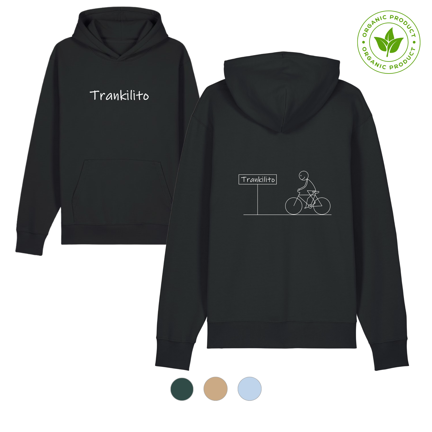 Trankilito T-shirt | Large White Logo