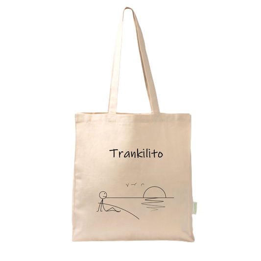 Tote Bag Trankilito al atardecer