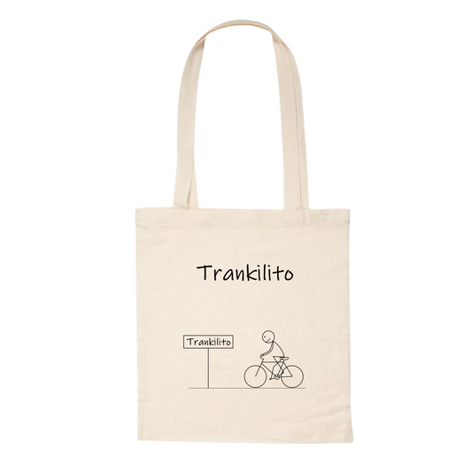 Tote Bag Trankilito sobre ruedas