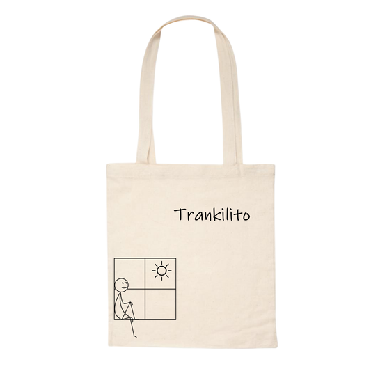 Tote Bag Trankilito sentado