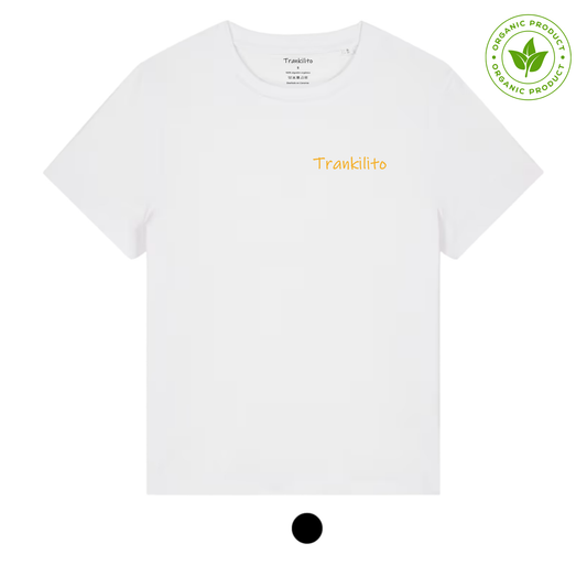 Camiseta Trankilito - Logo Pequeño Amarillo | Hombre | Orgánico
