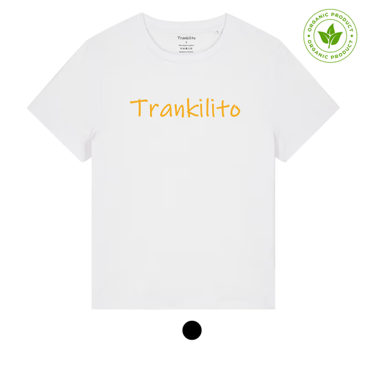 Camiseta Trankilito - Logo Grande Amarillo | Hombre | Orgánico