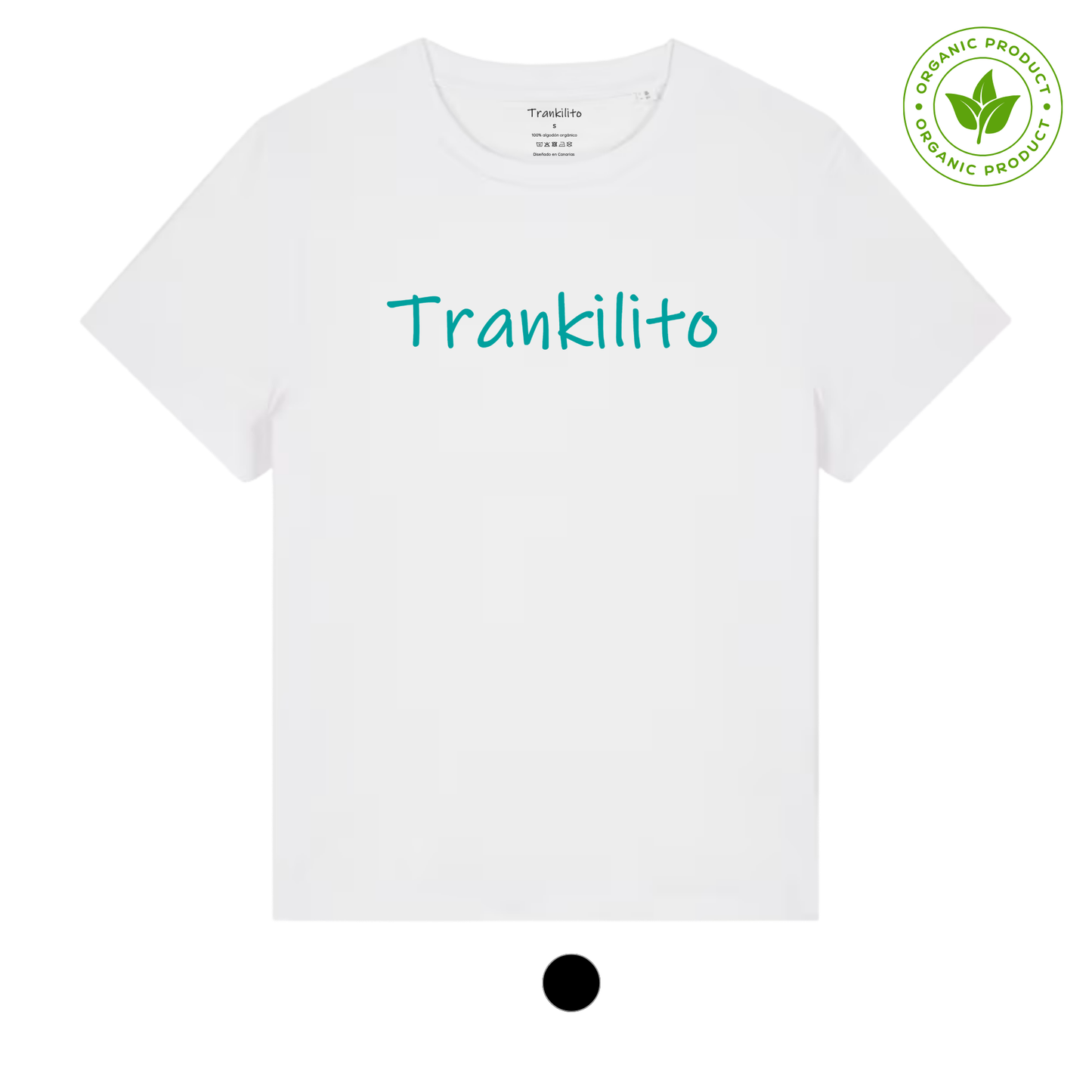 Camiseta Trankilito - Logo Grande Azul | Hombre | Orgánico