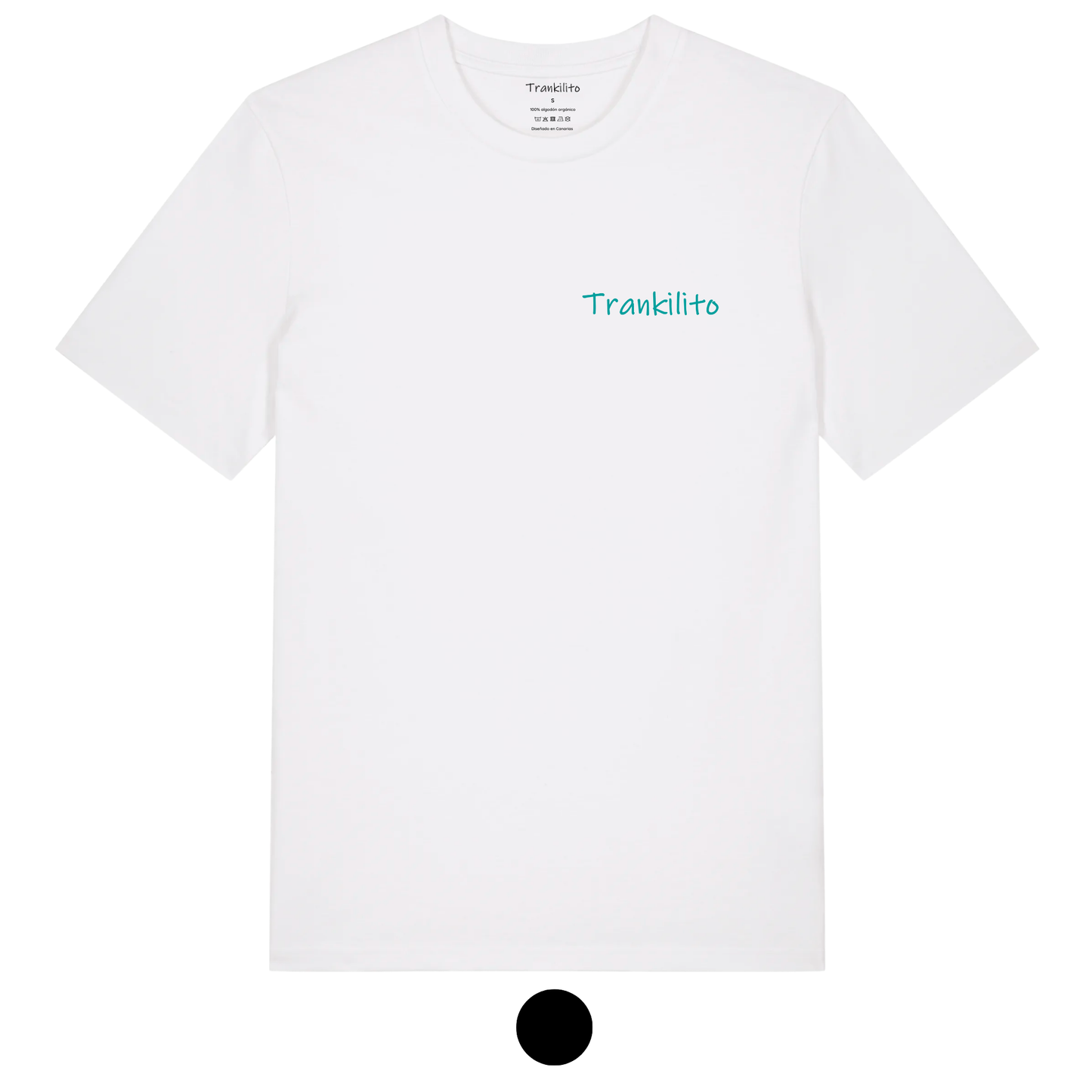 Camiseta Trankilito - Logo Pequeño Azul | Hombre