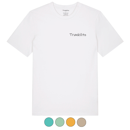 Camiseta Trankilito - Logo Pequeño Negro | Hombre