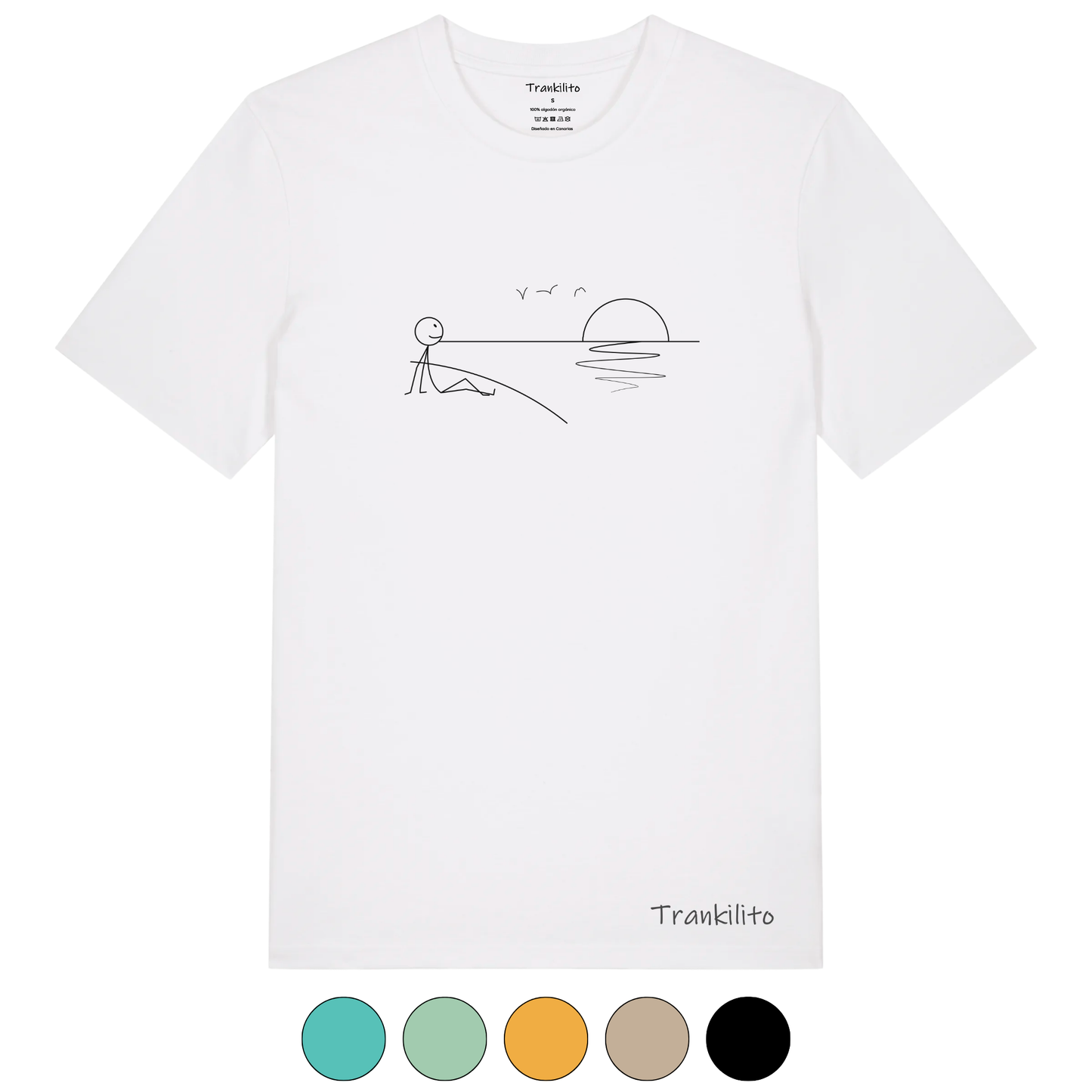 Camiseta Trankilito al atardecer | Hombre