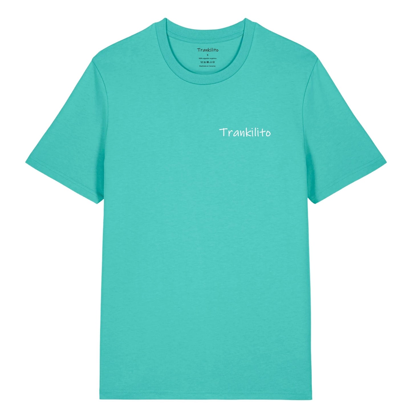 Camiseta Trankilito - Logo Pequeño Blanco | Hombre