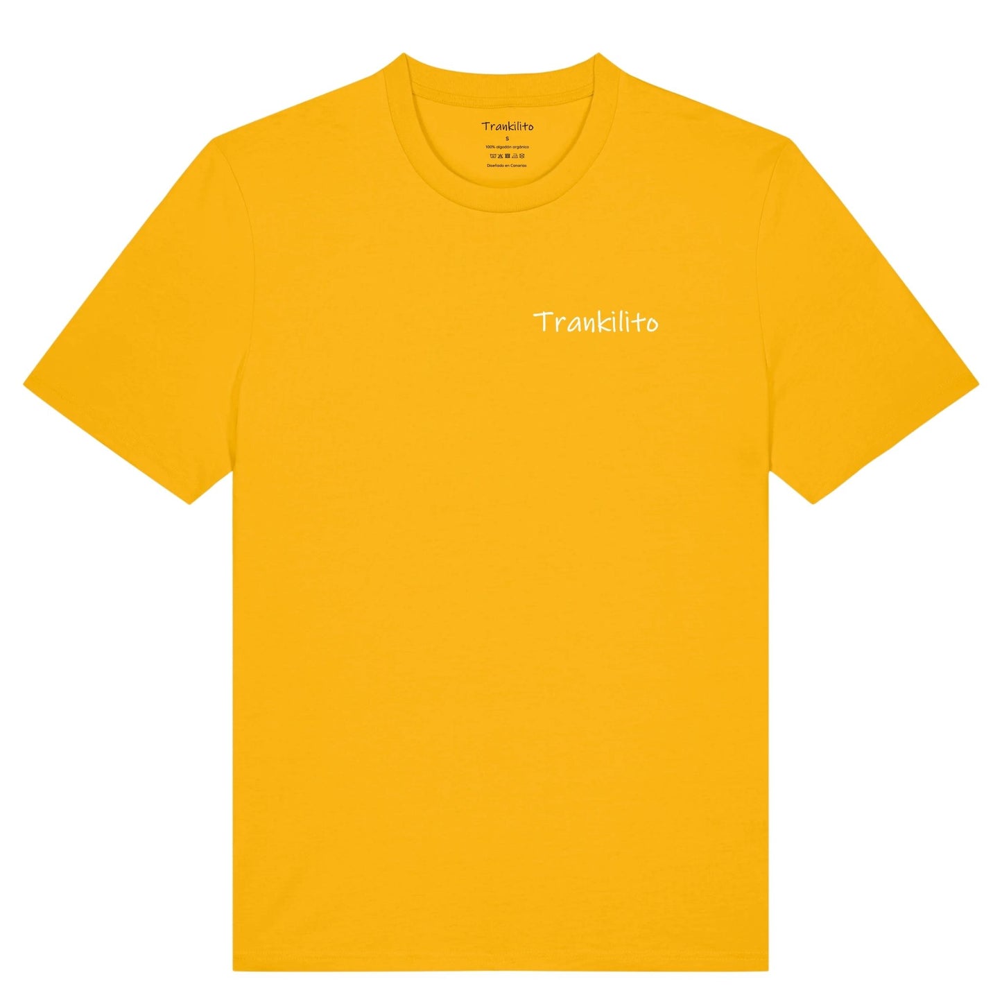 Camiseta Trankilito - Logo Pequeño Blanco | Hombre