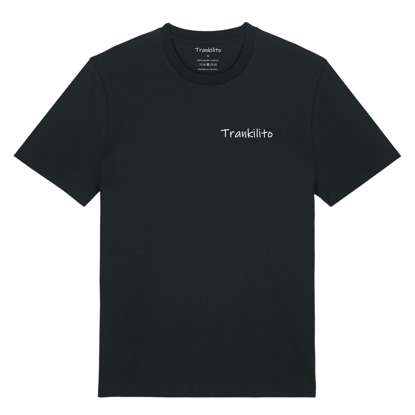 Camiseta Trankilito - Logo Pequeño Blanco | Hombre